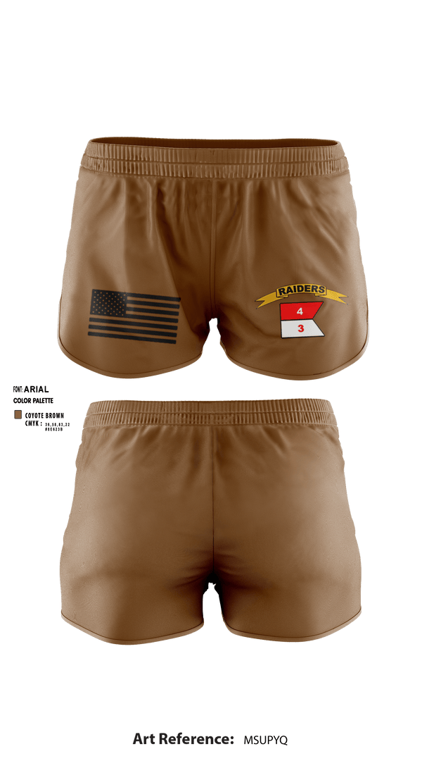 Ranger Panties, BASHER PLATOON3-4 CAV 25th ID, Army, Teamtime, Team time, sublimation, custom sports apparel, team uniforms, spirit wear, spiritwear, sports uniforms, custom shirts, team store, custom team store, fundraiser sports, apparel fundraiser
