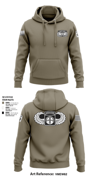 Hoodie, 82nd airborne Division, Army, Teamtime, Team time, sublimation, custom sports apparel, team uniforms, spirit wear, spiritwear, sports uniforms, custom shirts, team store, custom team store, fundraiser sports, apparel fundraiser