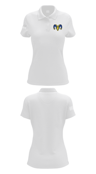 Women's Short Sleeve Performance Polo, Cuba High School Volleyball, Women's Volleyball, Teamtime, Team time, sublimation, custom sports apparel, team uniforms, spirit wear, spiritwear, sports uniforms, custom shirts, team store, custom team store, fundraiser sports, apparel fundraiser