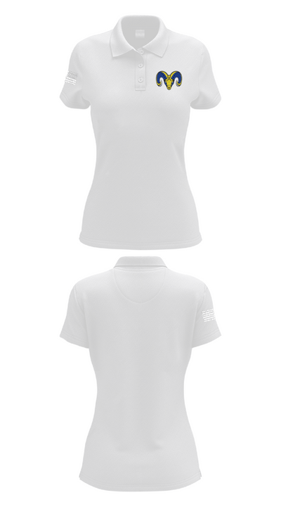 Cuba High School Volleyball 47808550 Women's Short Sleeve Performance Polo  - 17