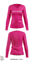 HOOP VIBE GIRLS Women's Long Sleeve V-neck Shirt - 3