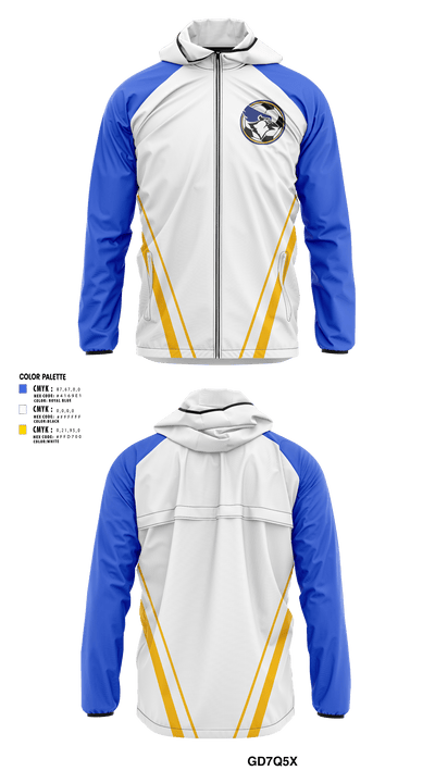 waseca bluejays 96588785 Windbreaker - 1