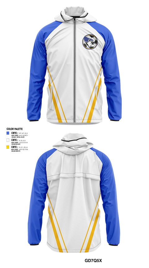 Windbreaker, waseca bluejays, Men's Soccer, Teamtime, Team time, sublimation, custom sports apparel, team uniforms, spirit wear, spiritwear, sports uniforms, custom shirts, team store, custom team store, fundraiser sports, apparel fundraiser