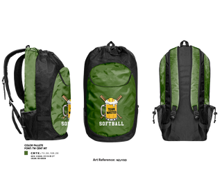 Gear Bag, Team Wasted, Softball, Teamtime, Team time, sublimation, custom sports apparel, team uniforms, spirit wear, spiritwear, sports uniforms, custom shirts, team store, custom team store, fundraiser sports, apparel fundraiser