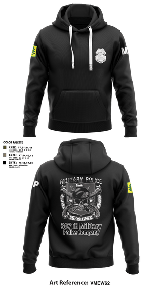 Hoodie, 307TH Military Police Company, , Teamtime, Team time, sublimation, custom sports apparel, team uniforms, spirit wear, spiritwear, sports uniforms, custom shirts, team store, custom team store, fundraiser sports, apparel fundraiser