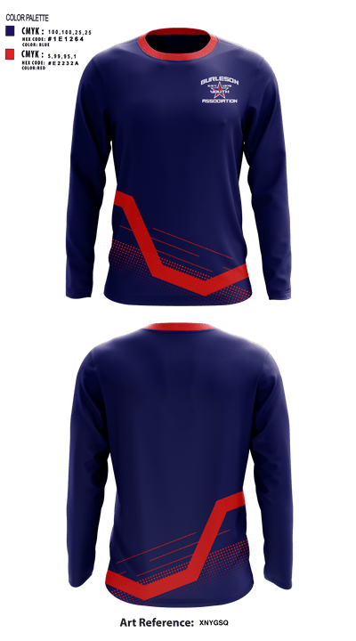Burleson Youth Association, Inc. 53161479 Long Sleeve Performance Shirt - 1