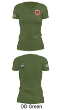 185th Engineer Support Company 57243184 Women's Short Sleeve V-neck Shirt - 48