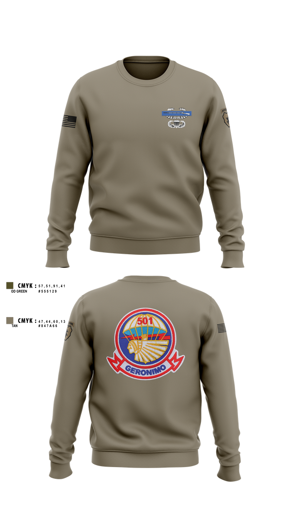 Crew Neck Sweatshirt, 1-501st, , Teamtime, Team time, sublimation, custom sports apparel, team uniforms, spirit wear, spiritwear, sports uniforms, custom shirts, team store, custom team store, fundraiser sports, apparel fundraiser