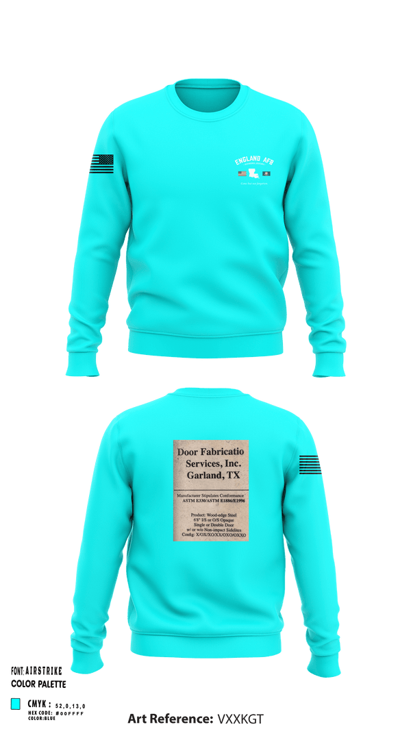Crew Neck Sweatshirt, 526th TFS, , Teamtime, Team time, sublimation, custom sports apparel, team uniforms, spirit wear, spiritwear, sports uniforms, custom shirts, team store, custom team store, fundraiser sports, apparel fundraiser