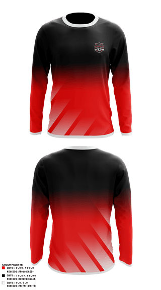 Long Sleeve Performance Shirt, DENDEN, Men's Soccer, Teamtime, Team time, sublimation, custom sports apparel, team uniforms, spirit wear, spiritwear, sports uniforms, custom shirts, team store, custom team store, fundraiser sports, apparel fundraiser