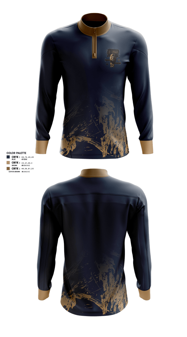 Quarter Zip Jacket, E Elite, Men's Basketball, Teamtime, Team time, sublimation, custom sports apparel, team uniforms, spirit wear, spiritwear, sports uniforms, custom shirts, team store, custom team store, fundraiser sports, apparel fundraiser