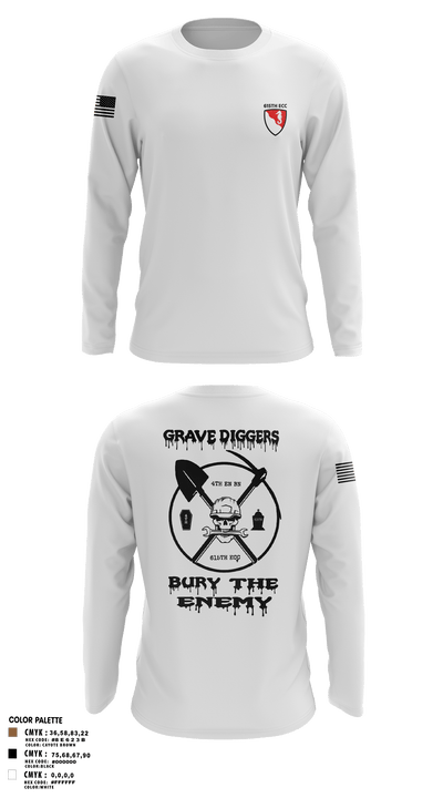 615TH ECC 10349105 Long Sleeve Performance Polo - 2