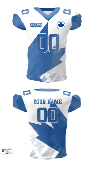 Football Jersey, Maplewood Football, Football, Teamtime, Team time, sublimation, custom sports apparel, team uniforms, spirit wear, spiritwear, sports uniforms, custom shirts, team store, custom team store, fundraiser sports, apparel fundraiser
