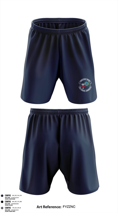 Athletic Shorts With Pockets, 115 LRS, Air Force, Teamtime, Team time, sublimation, custom sports apparel, team uniforms, spirit wear, spiritwear, sports uniforms, custom shirts, team store, custom team store, fundraiser sports, apparel fundraiser