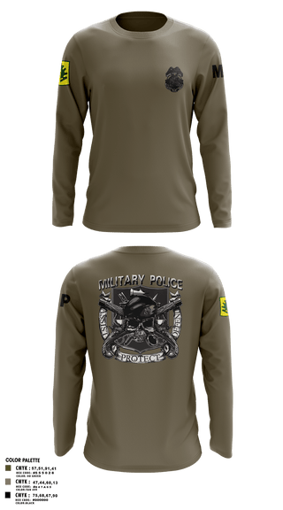 Long Sleeve Performance Shirt, 307TH Military Police Company, , Teamtime, Team time, sublimation, custom sports apparel, team uniforms, spirit wear, spiritwear, sports uniforms, custom shirts, team store, custom team store, fundraiser sports, apparel fundraiser