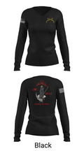 217th MP CO 3rd platoon Iraq 09-10 88609784 Women's Long Sleeve V-neck Shirt - 37