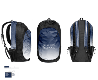 Gear Bag, The Hallen School Volleyball, Men's Volleyball, Teamtime, Team time, sublimation, custom sports apparel, team uniforms, spirit wear, spiritwear, sports uniforms, custom shirts, team store, custom team store, fundraiser sports, apparel fundraiser