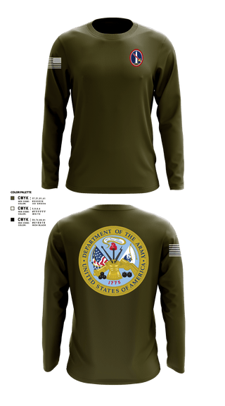 Long Sleeve Performance Shirt, MDW, Army, Teamtime, Team time, sublimation, custom sports apparel, team uniforms, spirit wear, spiritwear, sports uniforms, custom shirts, team store, custom team store, fundraiser sports, apparel fundraiser