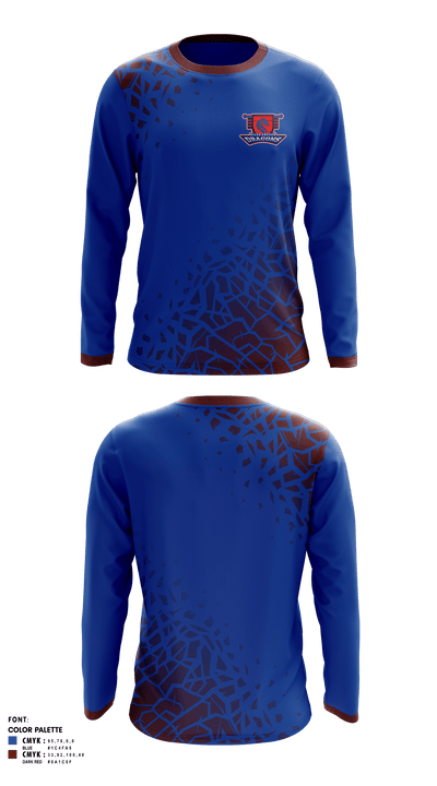 Niles Middle School Soccer 12212356 Long Sleeve Performance Shirt - 1