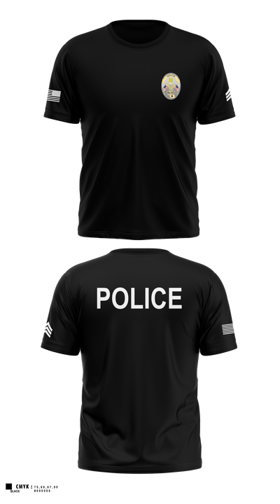 Miami Police Department 88232990 Old School Cotton Feel Shirt - 1