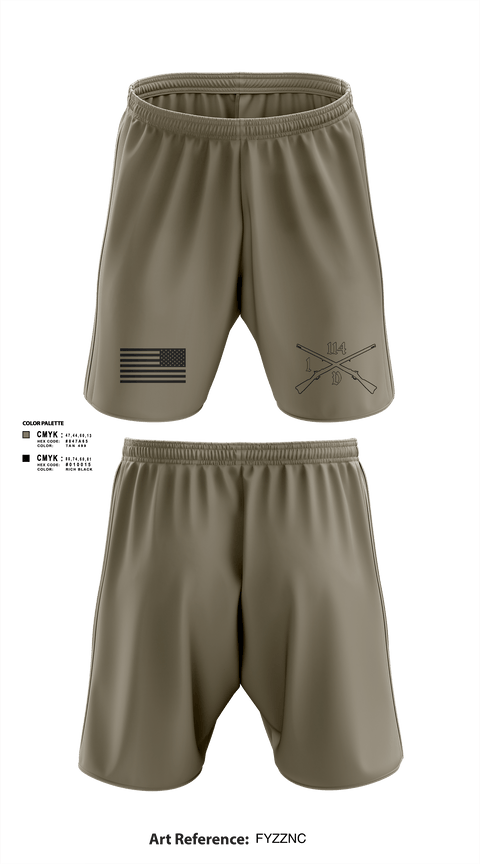 Athletic Shorts With Pockets, Delta company 114, Army, Teamtime, Team time, sublimation, custom sports apparel, team uniforms, spirit wear, spiritwear, sports uniforms, custom shirts, team store, custom team store, fundraiser sports, apparel fundraiser