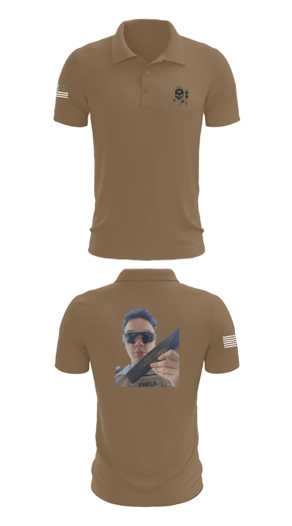 Short Sleeve Performance Polo, 374TH CECI, Army, Teamtime, Team time, sublimation, custom sports apparel, team uniforms, spirit wear, spiritwear, sports uniforms, custom shirts, team store, custom team store, fundraiser sports, apparel fundraiser