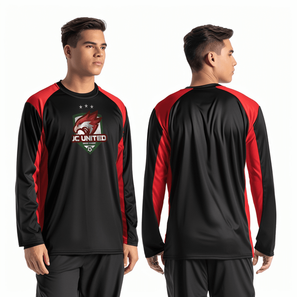 Long Sleeve Performance Shirt, JC United, Men's Soccer, Teamtime, Team time, sublimation, custom sports apparel, team uniforms, spirit wear, spiritwear, sports uniforms, custom shirts, team store, custom team store, fundraiser sports, apparel fundraiser