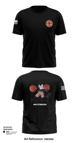 Short Sleeve Performance Shirt, Station 17, Fire Department, Teamtime, Team time, sublimation, custom sports apparel, team uniforms, spirit wear, spiritwear, sports uniforms, custom shirts, team store, custom team store, fundraiser sports, apparel fundraiser