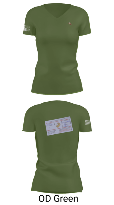 1/4 5379335 Women's Short Sleeve V-neck Shirt - 48