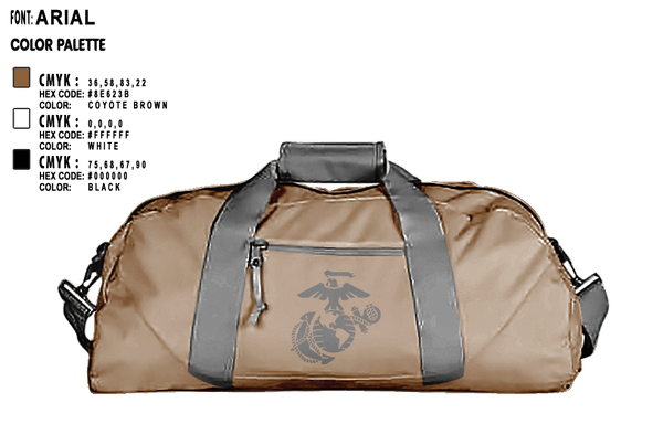 Duffle Bag, 0311 Grunt, Marines, Teamtime, Team time, sublimation, custom sports apparel, team uniforms, spirit wear, spiritwear, sports uniforms, custom shirts, team store, custom team store, fundraiser sports, apparel fundraiser
