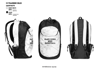 Gear Bag, Black widow, Men's Basketball, Teamtime, Team time, sublimation, custom sports apparel, team uniforms, spirit wear, spiritwear, sports uniforms, custom shirts, team store, custom team store, fundraiser sports, apparel fundraiser