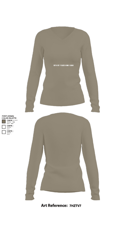 Detroit Police Bomb Squad 45487310 Women's Long Sleeve V-neck Shirt - 59
