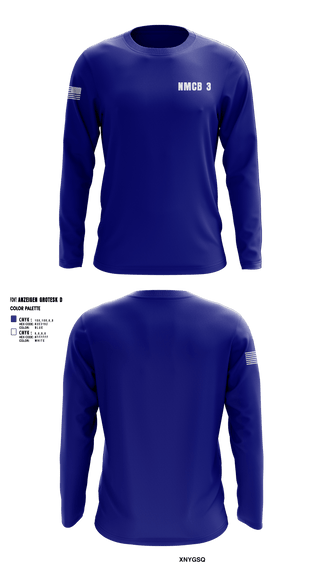Long Sleeve Performance Shirt, NMCB 3, Navy, Teamtime, Team time, sublimation, custom sports apparel, team uniforms, spirit wear, spiritwear, sports uniforms, custom shirts, team store, custom team store, fundraiser sports, apparel fundraiser