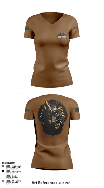 501st BSB 21749910 Women's Short Sleeve V-neck Shirt - 5