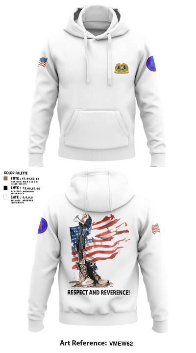 962D QUARTERMASTER COMPANY (MORTUARY AFFAIRS) 48662806 Hoodie - 5