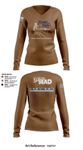Inversed Crew 2507247 Women's Long Sleeve V-neck Shirt - 2