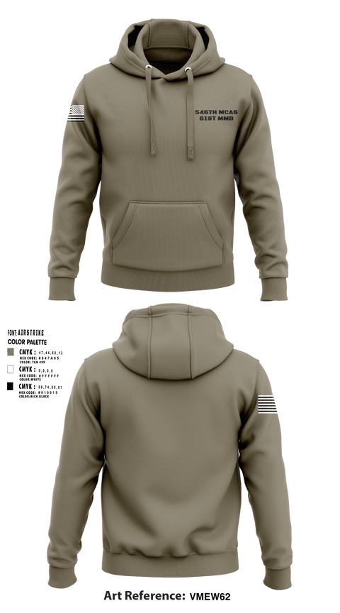 Hoodie, 546th mcas 61st mmb, Army, Teamtime, Team time, sublimation, custom sports apparel, team uniforms, spirit wear, spiritwear, sports uniforms, custom shirts, team store, custom team store, fundraiser sports, apparel fundraiser