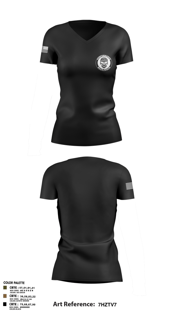 Women's Short Sleeve Vneck Shirt, R2 Performance center, Army, Teamtime, Team time, sublimation, custom sports apparel, team uniforms, spirit wear, spiritwear, sports uniforms, custom shirts, team store, custom team store, fundraiser sports, apparel fundraiser
