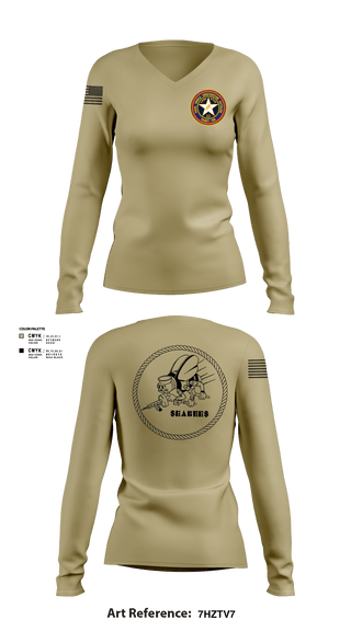 Women's Long Sleeve Vneck Shirt, Nmcb22, Navy, Teamtime, Team time, sublimation, custom sports apparel, team uniforms, spirit wear, spiritwear, sports uniforms, custom shirts, team store, custom team store, fundraiser sports, apparel fundraiser