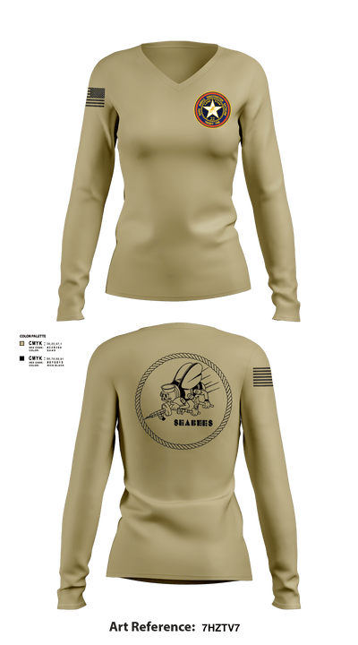 Nmcb22 88646093 Women's Long Sleeve V-neck Shirt - 102