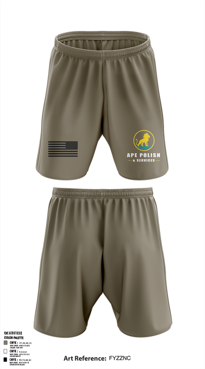 Ape Polish-Service 19448137 Athletic Shorts With Pockets - 1