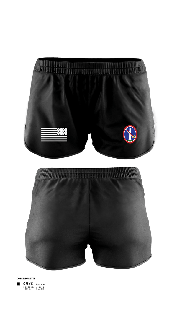 Women's Shorts, MDW, Army, Teamtime, Team time, sublimation, custom sports apparel, team uniforms, spirit wear, spiritwear, sports uniforms, custom shirts, team store, custom team store, fundraiser sports, apparel fundraiser