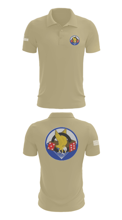 506th PIR 79913322 Short Sleeve Performance Polo - 87