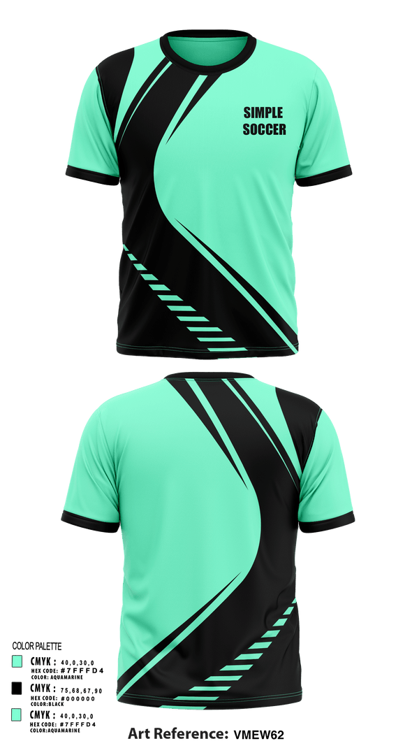 Short Sleeve Performance Shirt, Simple soccer, Men's Soccer, Teamtime, Team time, sublimation, custom sports apparel, team uniforms, spirit wear, spiritwear, sports uniforms, custom shirts, team store, custom team store, fundraiser sports, apparel fundraiser