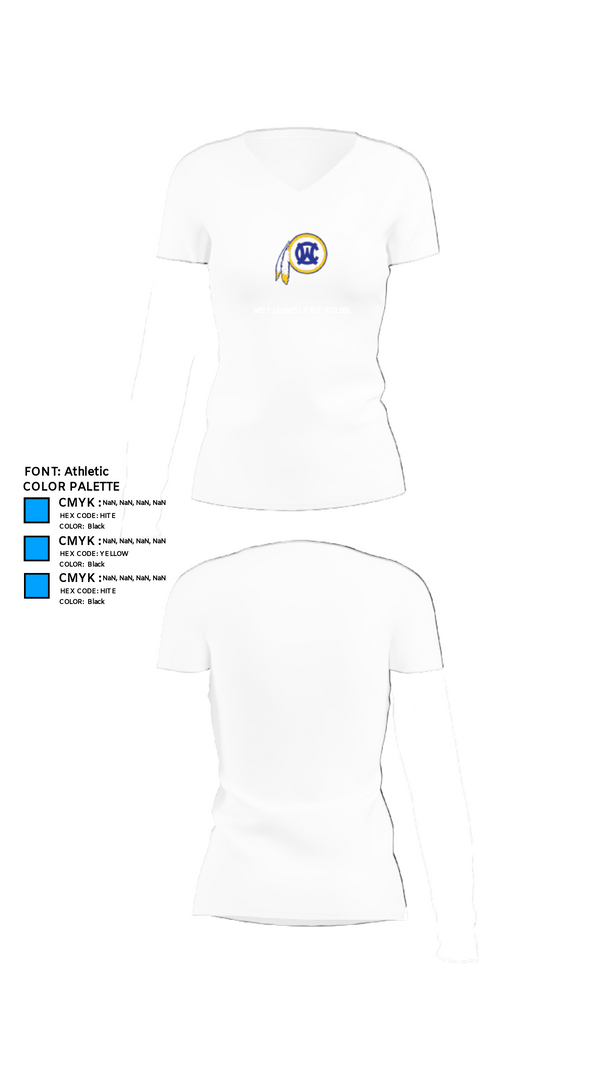 Women's Short Sleeve Vneck Shirt, West Caldwell High School, Men's Volleyball, Teamtime, Team time, sublimation, custom sports apparel, team uniforms, spirit wear, spiritwear, sports uniforms, custom shirts, team store, custom team store, fundraiser sports, apparel fundraiser