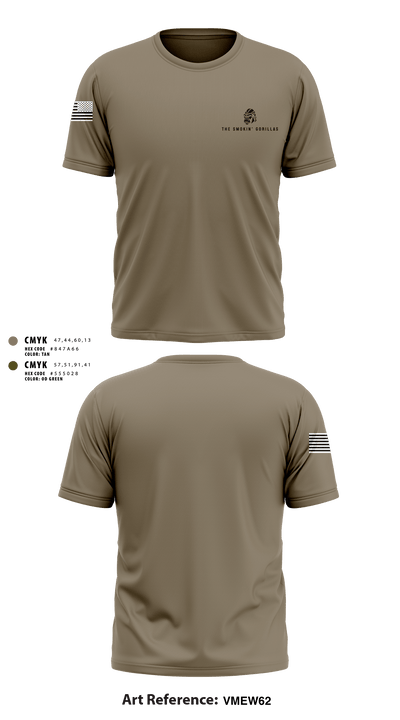 The Smokin' Gorillas 85798917 Short Sleeve Performance Shirt - 1