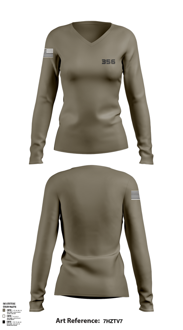 Women's Long Sleeve Vneck Shirt, 356, , Teamtime, Team time, sublimation, custom sports apparel, team uniforms, spirit wear, spiritwear, sports uniforms, custom shirts, team store, custom team store, fundraiser sports, apparel fundraiser