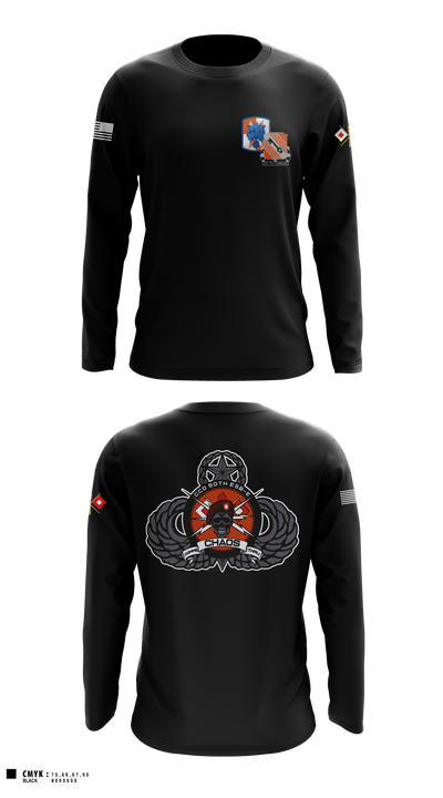 50th ESB-E, C. Company50th ESB-E, Charlie Company 94317327 Long Sleeve Performance Shirt - 9