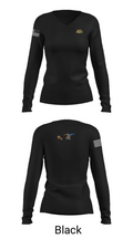 AOB-S 37277652 Women's Long Sleeve V-neck Shirt - 37