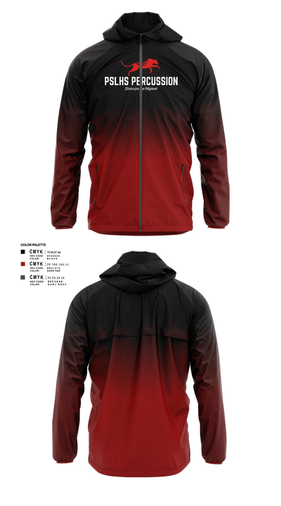 PSLHS Percussion 26686491 Windbreaker - 104